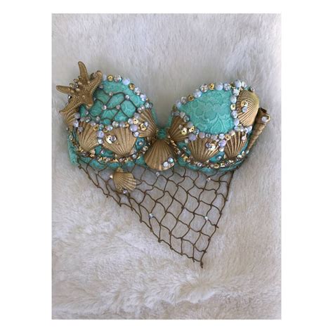 mermaid bra|mermaid man shell bra.